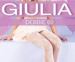 Колготки для дівчаток з квітковим принтом DEBBIE 60 DEN (model 1)