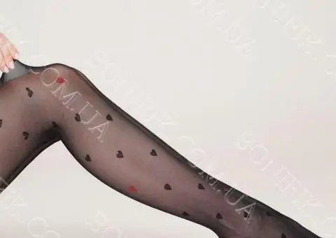 Жіночі колготки в крупний горошок AMALIA 20 DEN (model 11) - 2/5
