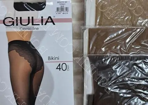 Жіночі колготки з ажурними трусиками BIKINI 40 DEN - 2/6