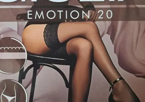 Жіночі тонкі панчохи EMOTION 20 DEN - 1/9