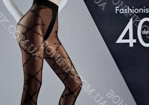 Жіночі колготки з малюнком FASHIONISTA 40 DEN (model 9) - 1/3