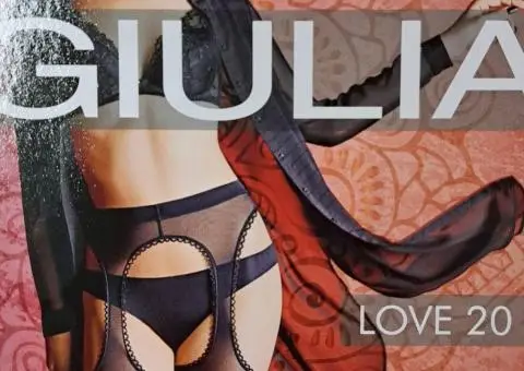 Жіночі еротичні колготки з вирізами на стегнах LOVE 20 DEN (model 1) - 1/3