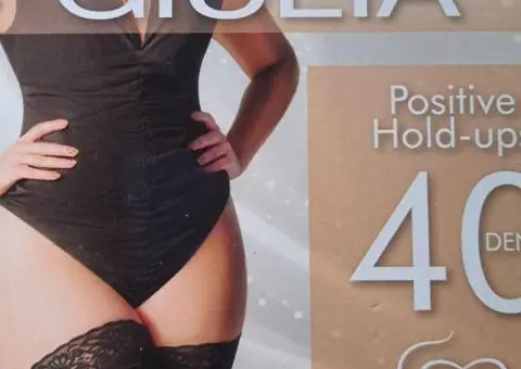 Жіночі панчохи Positive Hold-ups 40 DEN - 1/10