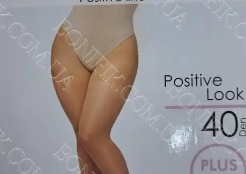 Жіночі колготки Positive Look 40 DEN Plus Size - 1/10