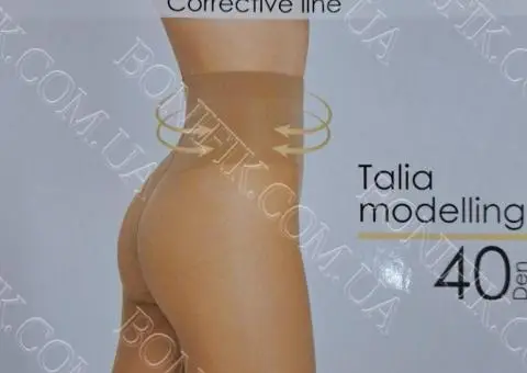 Жіночі колготки з моделюючим поясом TALIA MODELLING 40 DEN - 1/9