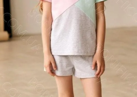 Children's pajama for girls from the "Theona" collection (art. GPK 2070/04/02) - 1/4