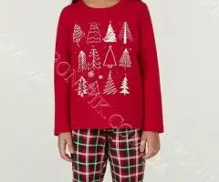 Комплект дитячої піжами для дівчаток "Christmas Trees" (арт. CPF 0381/02/01)