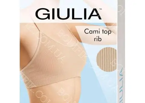 Безшовний топ на тонкій бретелі "Cami Top Rib" - 1/8