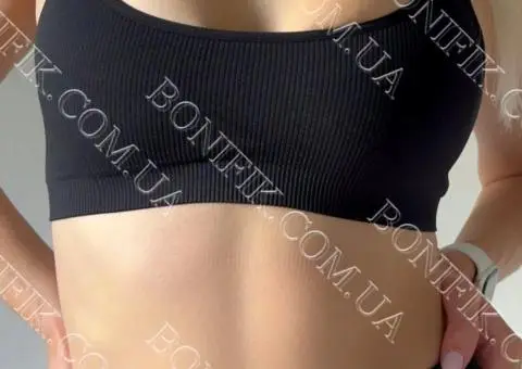 Безшовний топ на тонкій бретелі "Cami Top Rib" - 2/8