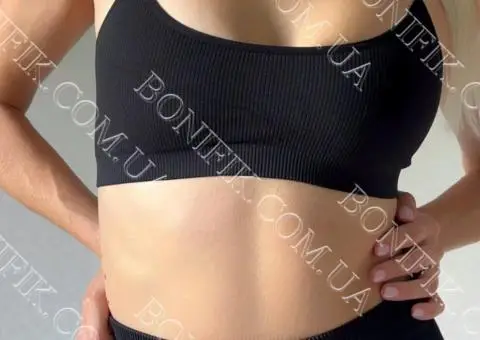 Безшовний топ на тонкій бретелі "Cami Top Rib" - 3/8