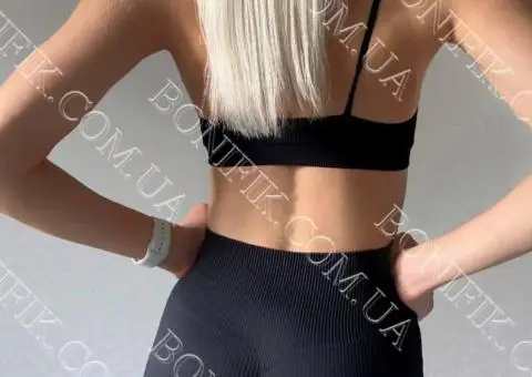 Безшовний топ на тонкій бретелі "Cami Top Rib" - 4/8