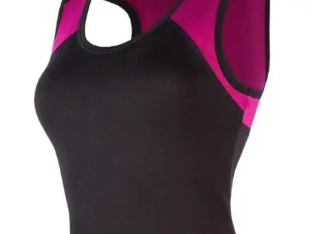 Жіноча майка на широких бретелях для занять в залі CANOTTA SPORT COLOR (model 1) - 2/6