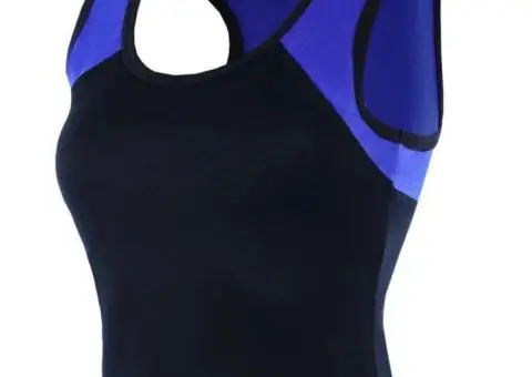 Жіноча майка на широких бретелях для занять в залі CANOTTA SPORT COLOR (model 1) - 4/6