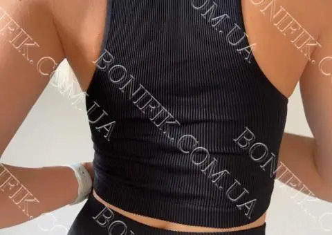 Жіночий безшовний топ Halter Top Rib - 3/5