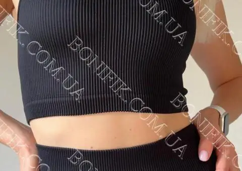 Жіночий безшовний топ Halter Top Rib - 4/5