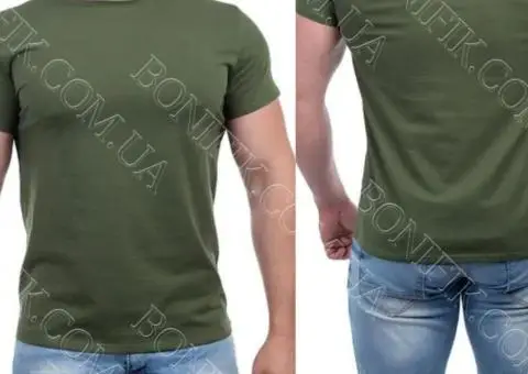 Чоловіча футболка кольору хакі ТМ "Bono" (арт. Ф 950107)