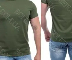 Чоловіча футболка кольору хакі ТМ "Bono" (арт. Ф 950107)