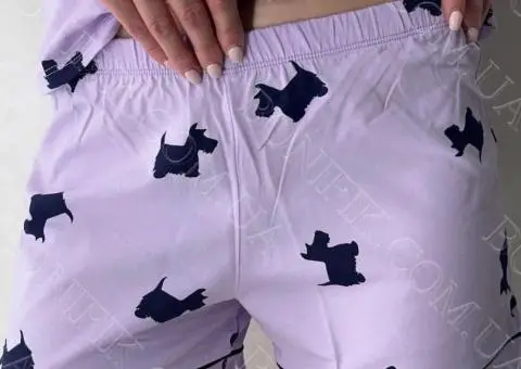 Жіноча лавандова піжама "Lavender Puppies" (12062) (арт. 1694) - 6/7