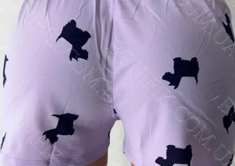 Жіноча піжама на тонких бретелях "Lavender Puppies" (12063) (арт. 1762) - 7/7