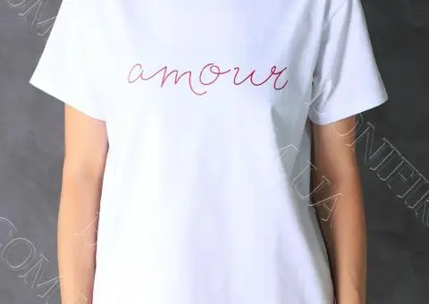 Жіночий комплект піжами (футболка+шорти) "Amour" (арт. LPK 2970/37/01) - 2/3