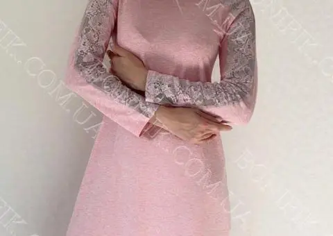 Жіноча нічна сорочка з мереживом "Tea Rose" (арт. LDМ 100/09/01) - 6/10
