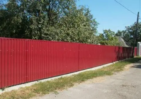 Забор из профнастила, забор из сетки, забор из штакетника, гарантия - 1/3