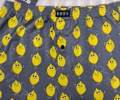 Чоловічі чорні сімейні труси з малюнком "Funny Lemon" (арт. MBXK 307/01/125)