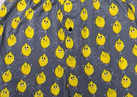 Чоловічі чорні сімейні труси з малюнком "Funny Lemon" (арт. MBXK 307/01/125) - 2/4