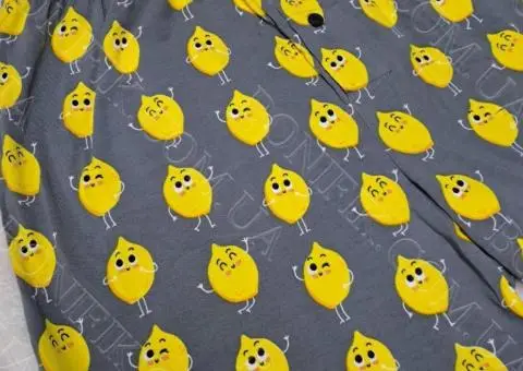 Чоловічі чорні сімейні труси з малюнком "Funny Lemon" (арт. MBXK 307/01/125) - 3/4