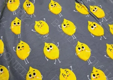 Чоловічі чорні сімейні труси з малюнком "Funny Lemon" (арт. MBXK 307/01/125) - 4/4