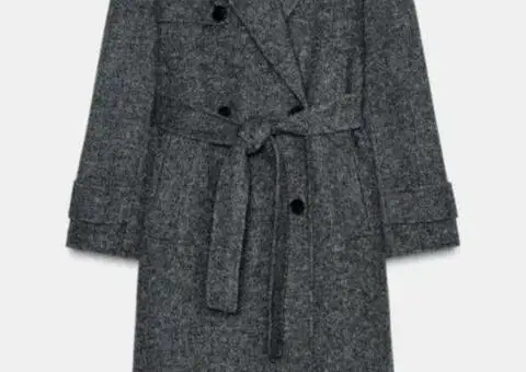 Zara пальто з 55% вовни НОВЕ - 1/3