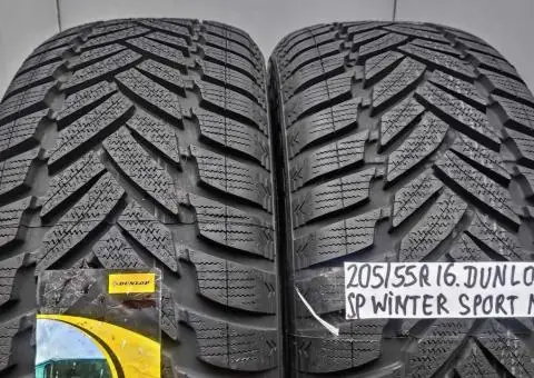 шини 205/55R16.  Dunlop 99%. Зима. Пари. Комплект. - 3/3