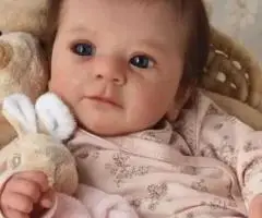 Реалістична лялька реборн 49 см — повністю вінілова Reborn