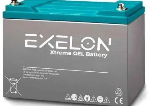 Гелева сотка акумулятор 12V 100Ah GEL 2026 рік виробництва В НАЯВНОСТІ