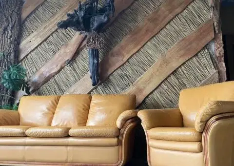 Шкіряний розкладний дивані крісло Nieri (Італія) .Стан прекрасний - 3/3