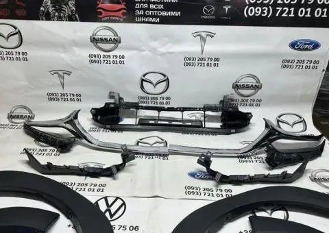 Хром решітки mazda cx30 2019-2024 сх30 накладка молдінг на решітку - 2/3