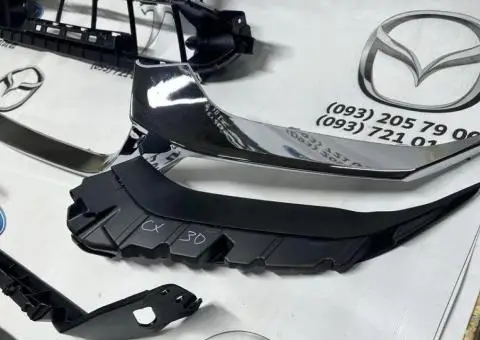 Хром решітки mazda cx30 2019-2024 сх30 накладка молдінг на решітку - 3/3