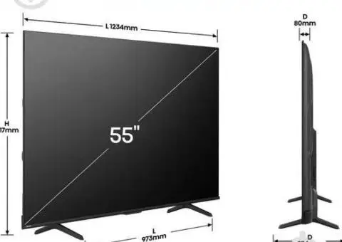 Телевізор Hisense 4K 55E7Q Pro, 144 Гц - 1/3