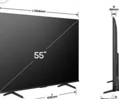 Телевізор Hisense 4K 55E7Q Pro, 144 Гц