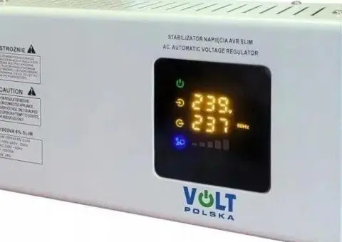 Стабілізатор напруги AVR 1000VA SLIM  "VOLT POLSKA" Польша - 1/3