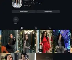 Инстаграм-страница девушки