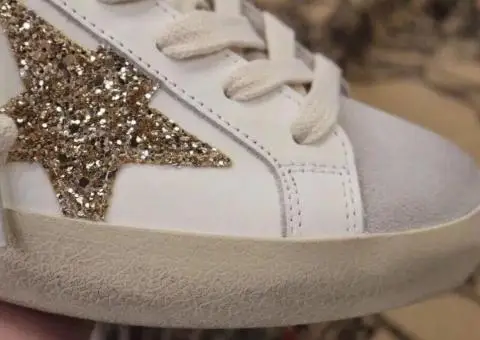 Кросівки Golden Goose Superstar Deluxe Brand/ Кеди з лого Голден Гус - 1/3