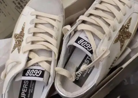 Кросівки Golden Goose Superstar Deluxe Brand/ Кеди з лого Голден Гус - 2/3