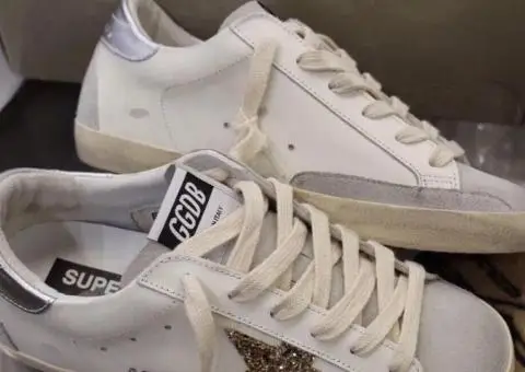 Кросівки Golden Goose Superstar Deluxe Brand/ Кеди з лого Голден Гус - 3/3