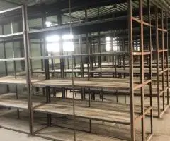 Продаються металеві стелажі та комплектуючі – комплектуйте самі!