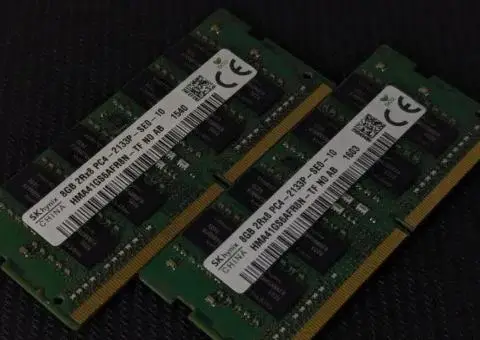 DDR4 16GB Hynix (2X8) 2133 MHz SO-DIMM Оперативна пам'ять для ноутбуку - 1/3