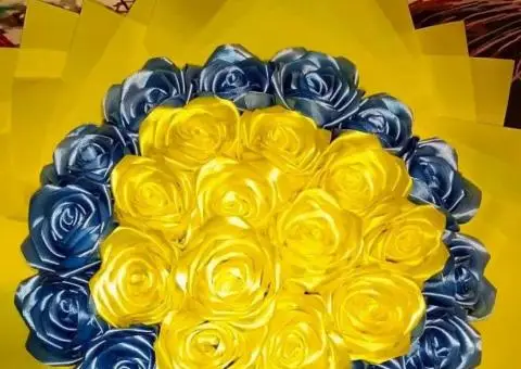 Жовто-блакитні троянди - 2/4