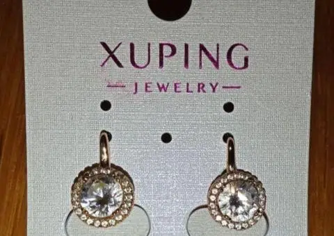 Сережки Б/У біжутерія Xuping