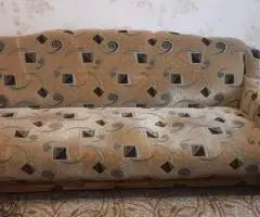 Розкладний диван + 2 мʼягких крісла