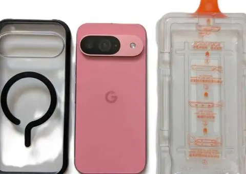 Google Pixel 9 Peony 128GB (Unlocked) рожевий + чохол + скло - 1/3